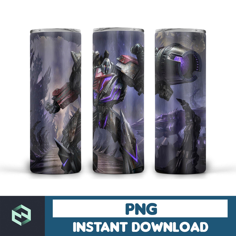 Transformers tumbler design, 20 oz straight and taper tumbler design, sublimation image, tumbler wrap transformers sublimation (35).jpg