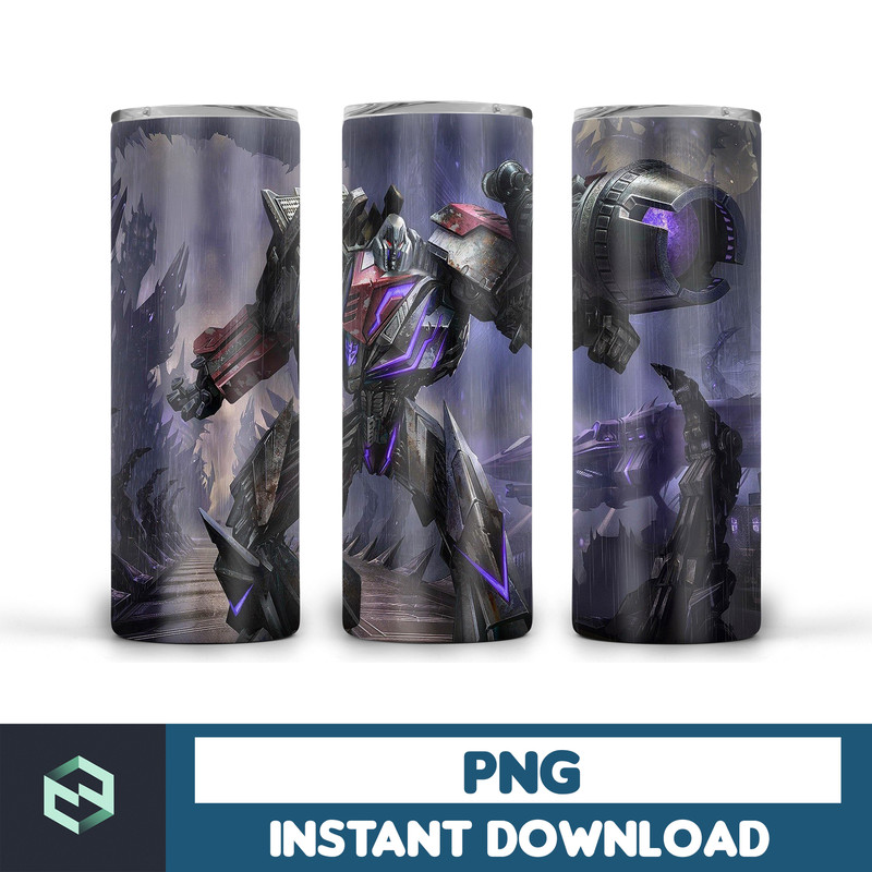 Transformers tumbler design, 20 oz straight and taper tumbler design, sublimation image, tumbler wrap transformers sublimation (35).jpg