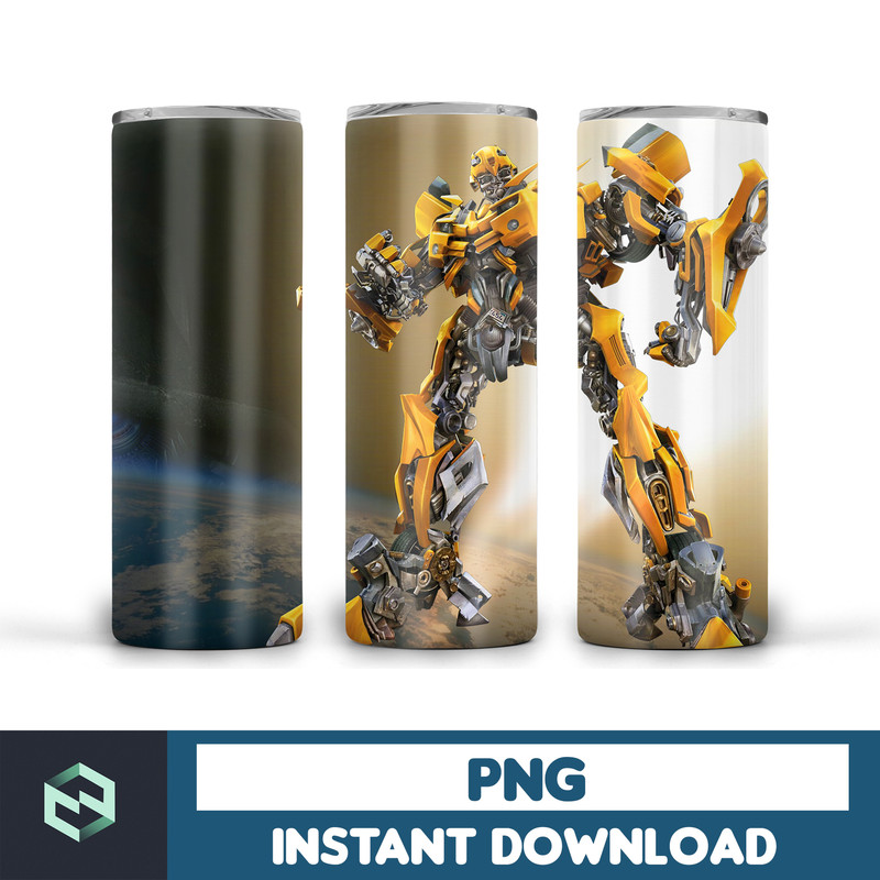 Transformers tumbler design, 20 oz straight and taper tumbler design, sublimation image, tumbler wrap transformers sublimation (36).jpg