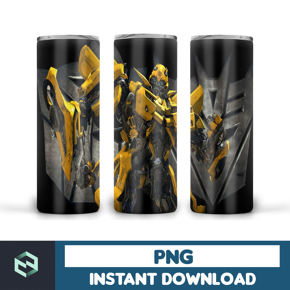 Transformers tumbler design, 20 oz straight and taper tumbler design, sublimation image, tumbler wrap transformers sublimation (37).jpg