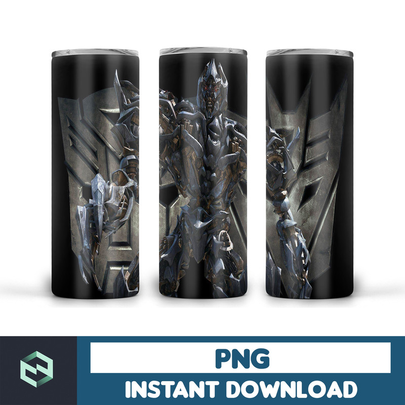 Transformers tumbler design, 20 oz straight and taper tumbler design, sublimation image, tumbler wrap transformers sublimation (43).jpg