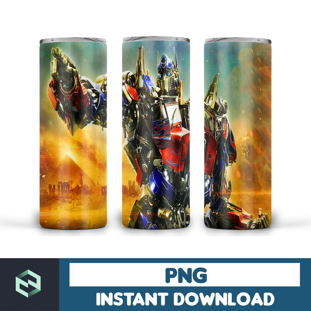 Transformers tumbler design, 20 oz straight and taper tumbler design, sublimation image, tumbler wrap transformers sublimation (47).jpg