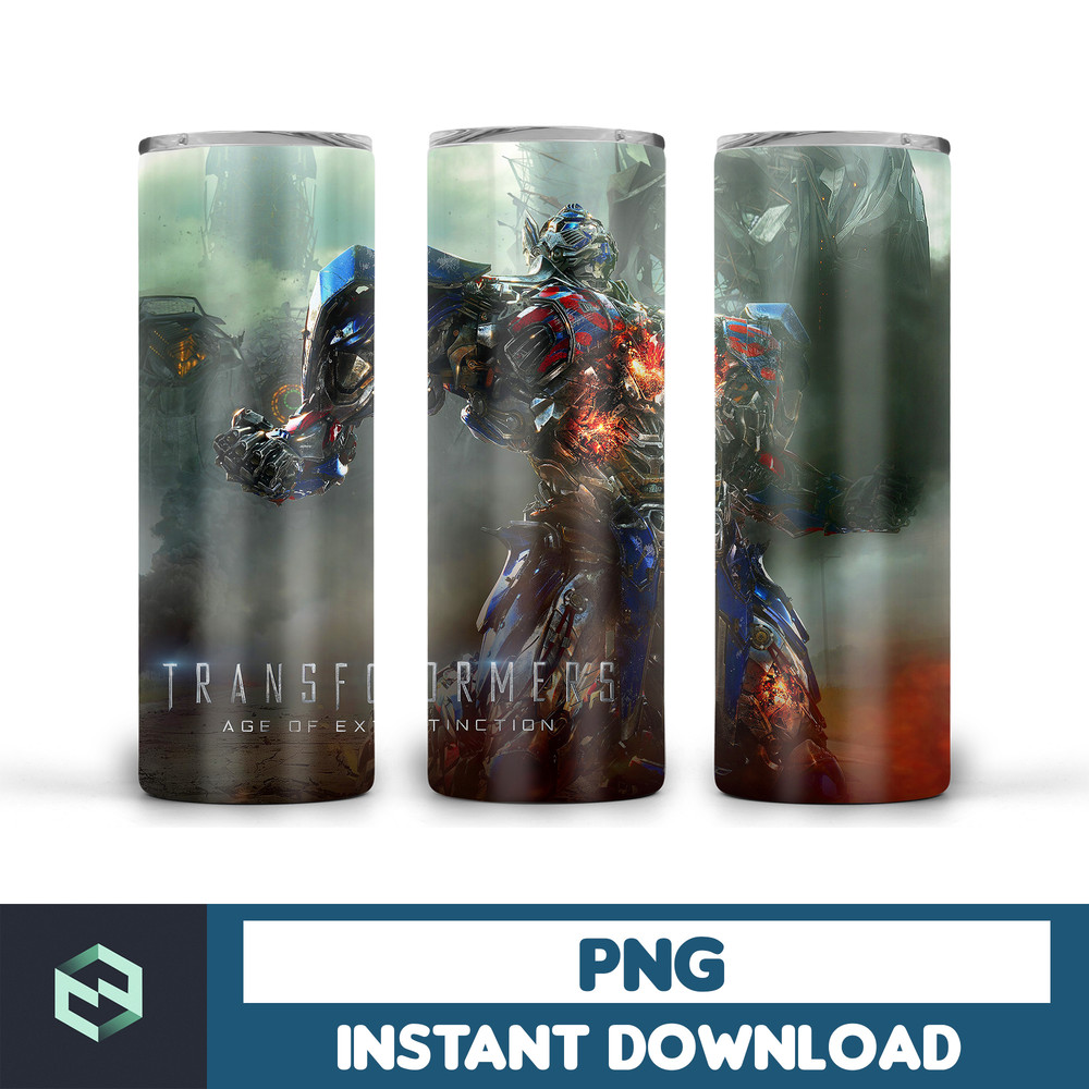 Transformers tumbler design, 20 oz straight and taper tumbler design, sublimation image, tumbler wrap transformers sublimation (48).jpg