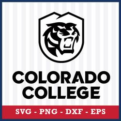 logo colorado college tigers 6 svg, ncaa svg, sport svg, png dxf eps file
