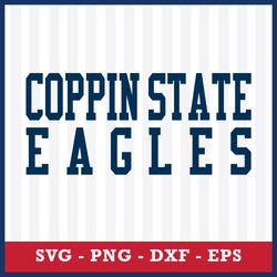 logo coppin state eagles 4 svg, ncaa svg, sport svg, png dxf eps file