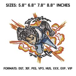 Genos Embroidery Design File Pes, Anime pes design, Machine Embroidery Pattern. One punch man Anime embroidery design