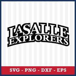 logo la salle explorers 2 svg, ncaa svg, sport svg, png dxf eps file
