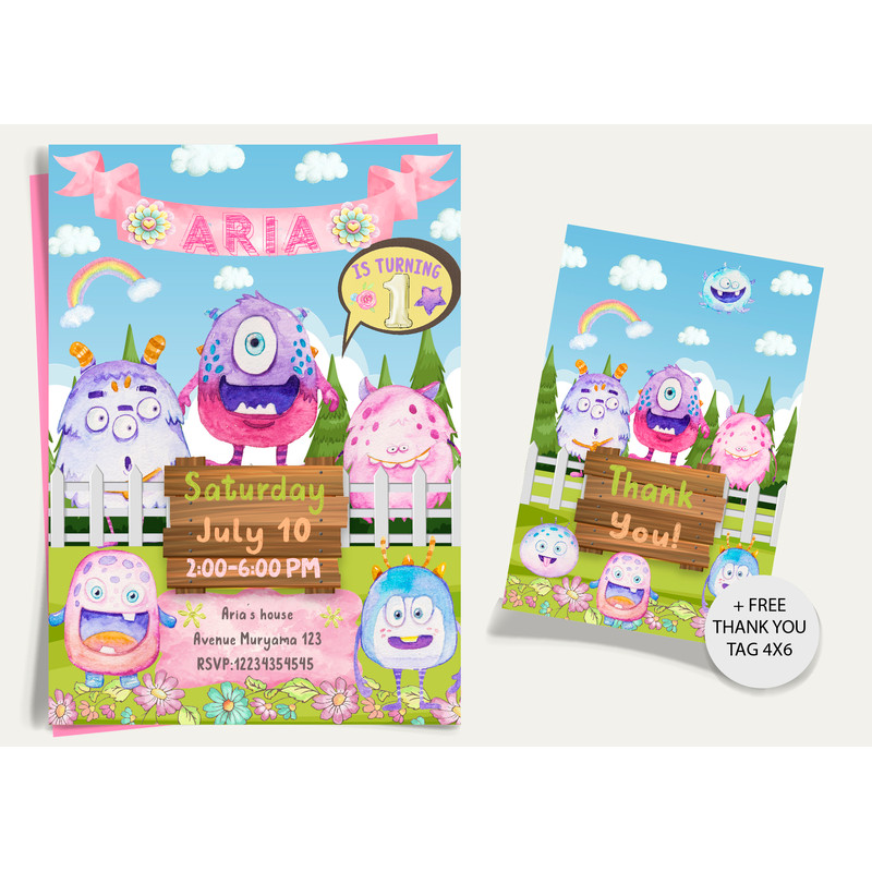 Girl Monster Invitation.jpg