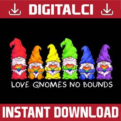 love gnomes no bound lgbt pride cute heart funny lgbt month png sublimation design