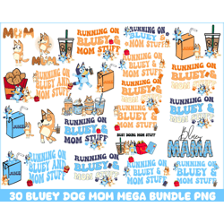 blue dog mama png bundle, blue dog mom png, blue dog mum png, mother day png, mama png