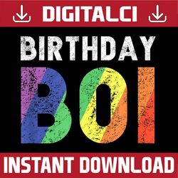 birthday boi lgbt gay pride lesbian happy birthday lgbt month png sublimation design