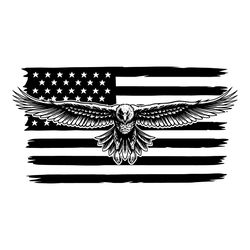 eagle through flag svg memorial day svg cutting files design