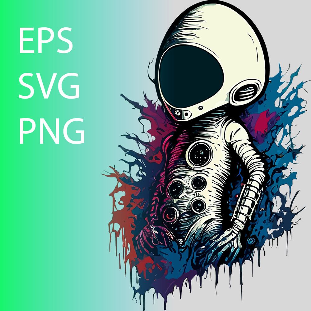 Extraterrestrial Terror Alien Horror T-Shirt Design template.png