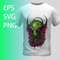 Alien Encounter Horror T-Shirt Design template mockup.jpg