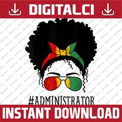 administrator african women messy bun black history month black history, black power, black woman, since 1865 png sublim
