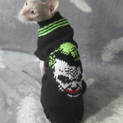 cat clothes,sphynx clothes,cat sweater,sphynx sweater,warm cat clothing