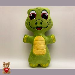 Personalised Cute Dinosaur Stuffed toy ,Super cute personalised soft plush toy, Personalised Gift