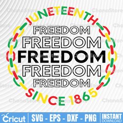 juneteenth svg freedom day svg cut file vinyl decal for silhouette cricut iron on transfer on shirt fabric mugs