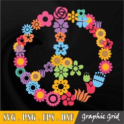 Hippie SVG, PNG, Commercial Use, Instant Download, Digital Cut File, Digital Download