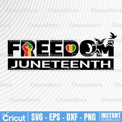 freedom juneteenth svg png pdf, black history svg, freeish svg, since 1865 svg, black history shirt svg,
