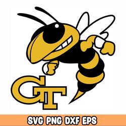 Georgia Tech Yellow Jackets Svg, Files For Silhouette And Cricut - Instant Download