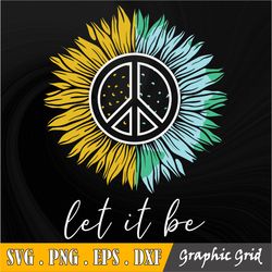 let it bee svg, let it bee cut file, let it bee png, bee svg, bee shirt svg, svg files for cricut, silhouette, sublimati