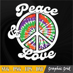peace and love svg, retro wavy text svg, hippie svg, , peace , trendy shirt sublimation design