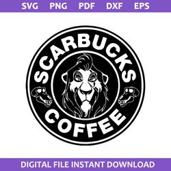 scarbucks coffee svg, disney coffee svg, starbucks coffee logo svg, png pdf dxf eps file