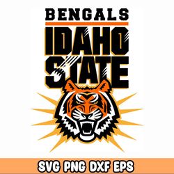 Idaho State Bengals SVG Files, Idaho Cut File, United States of America Vector Files, Idaho Png, Instant Download
