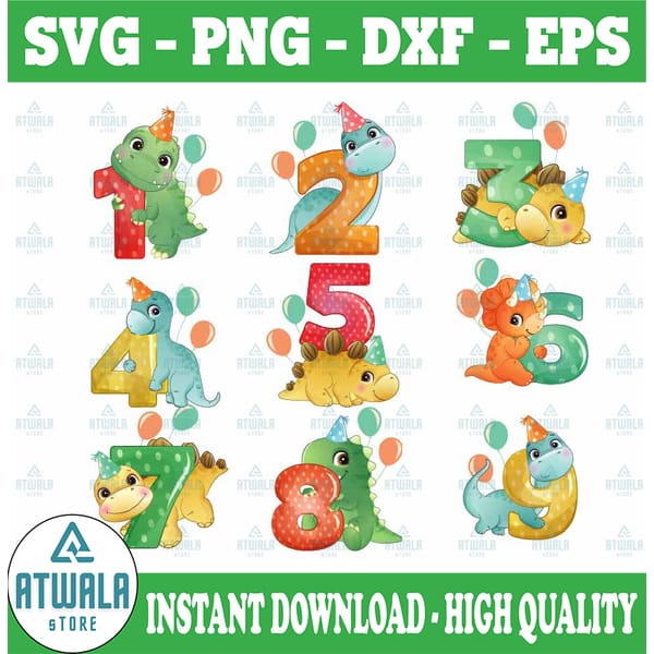 Dinosaur T rex Numbers Png, Dinosaur Theme Birthday Party, B - Inspire ...