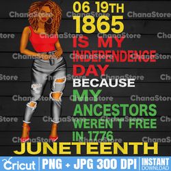 juneteenth is my independence day png sublimation design, juneteenth celebrating 1865 png, emancipation day png,