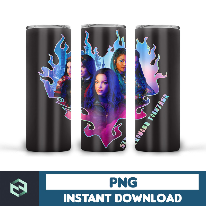 Descendants Tumbler Film 20oz Skinny Straight &Tapered Designs,Sublimation tumbler designs,Film Tumbler design (1).jpg