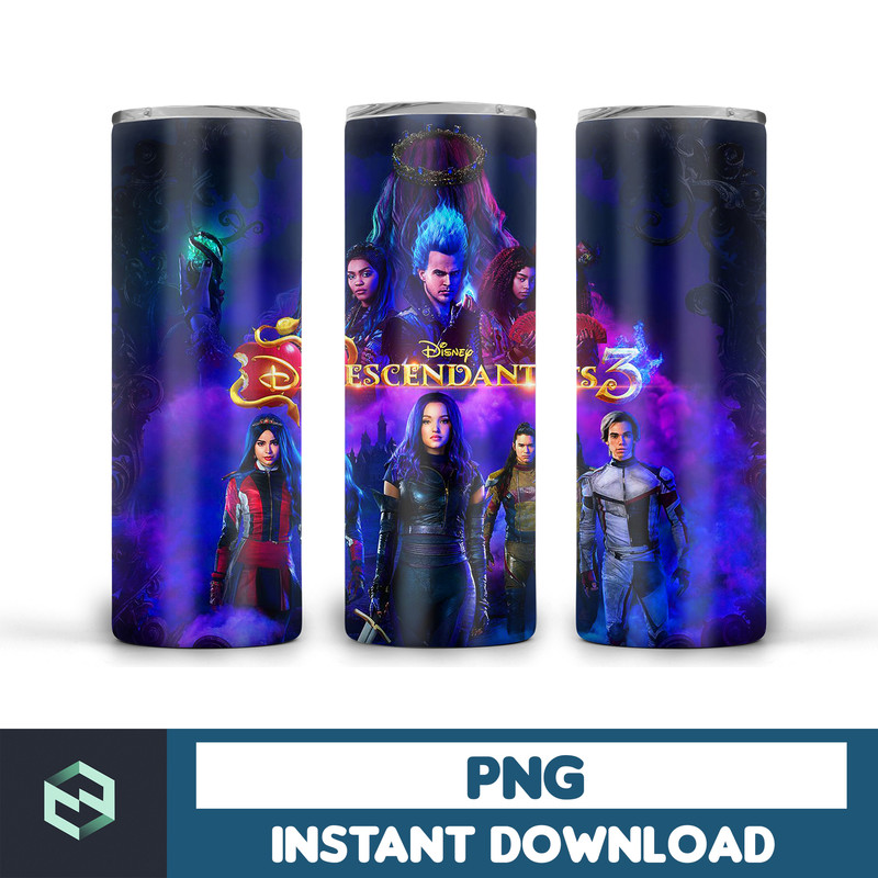 Descendants Tumbler Film 20oz Skinny Straight &Tapered Designs,Sublimation tumbler designs,Film Tumbler design (19).jpg