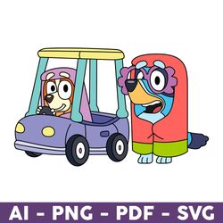 granny rita and janet svg, dog family svg, bluey svg, dog svg, bluey dog svg, cartoon dog svg, cartoon svg - download