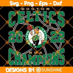 Boston Celtics NBA 2022 Champions Svg, NBA Champions 2022 Svg, NBA Svg, Vintage Boston Celtics Svg, File for Cricut