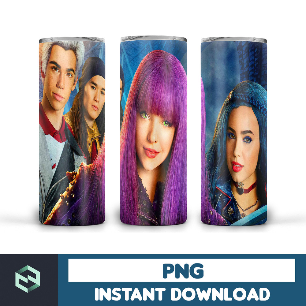 Descendants Tumbler Film 20oz Skinny Straight &Tapered Designs,Sublimation tumbler designs,Film Tumbler design (20).jpg