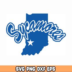 Indiana State svg, png, eps, dxf, jpg files, Clip Art, Vector, Cricut, Cut File - Instant Download