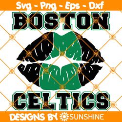Boston Celtics Lips Svg, Boston Basketball Svg, NBA Champions Svg, NBA Champions Svg, File for Cricut