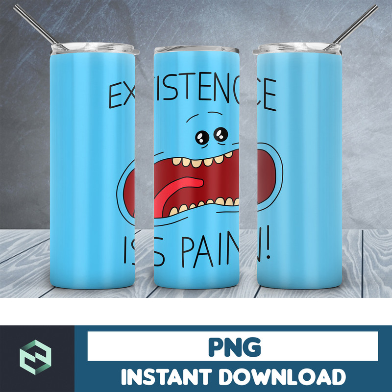 Rick and Morty tumbler png, neon Rick and morty png, tumbler png file, sublimation tumbler png, trippy Rick and morty tumbler, pickle Rick (15).jpg