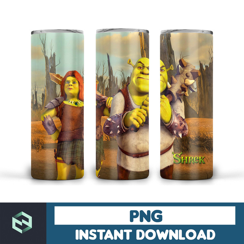 Shrek Tumbler, Skinny Tumbler 20oz Design, Sublimation Design Download, Digital png (22).jpg