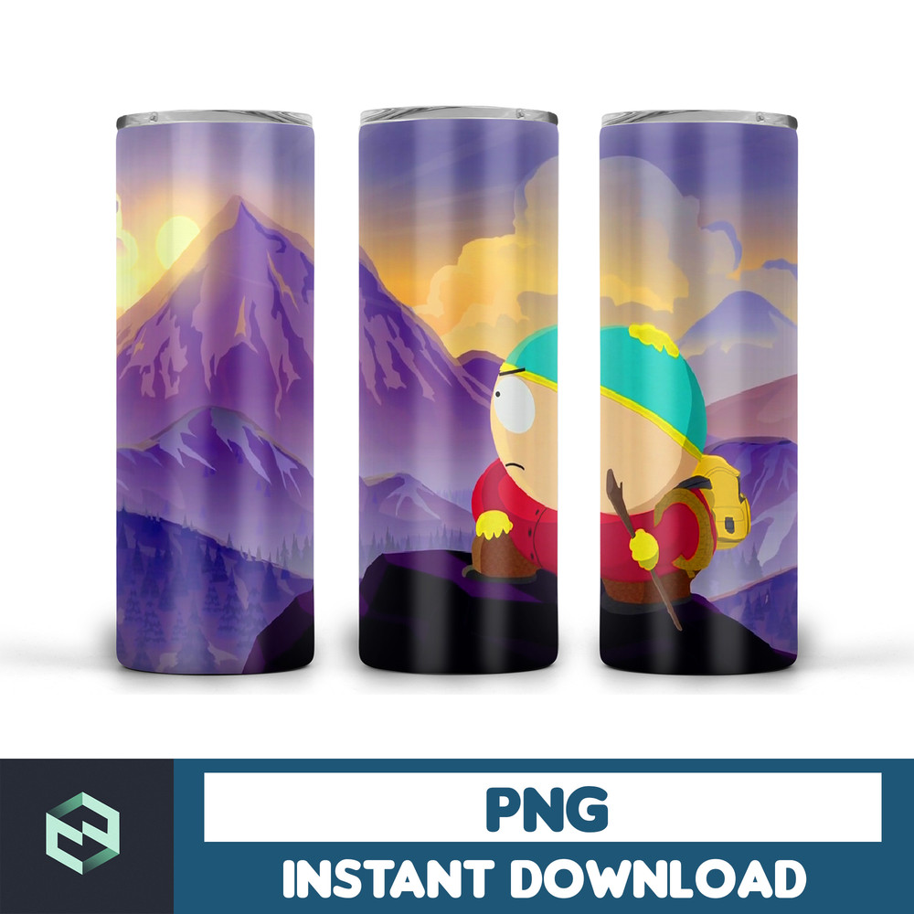South Park Tumbler Design Sublimation Designs Downloads, Digital download, 20 oz tumbler sublimations, Digital file, tumbler wrap (27).jpg