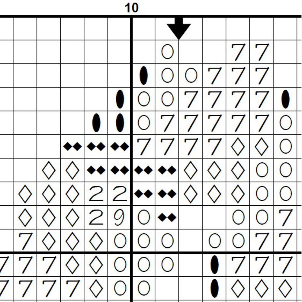 Cute Easy Seahorse For Kids Small Cross Stitch Pattern 3