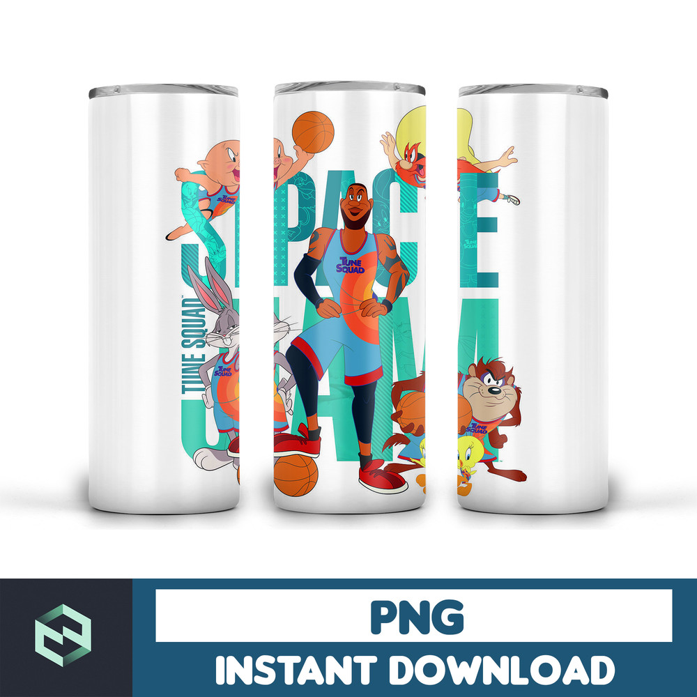 Space Jam tumbler design, 20 oz skinny tumbler design, sublimation image, tumbler wrap, Space Jam cup, Space Jam sublimation, tumbler design (24).jpg
