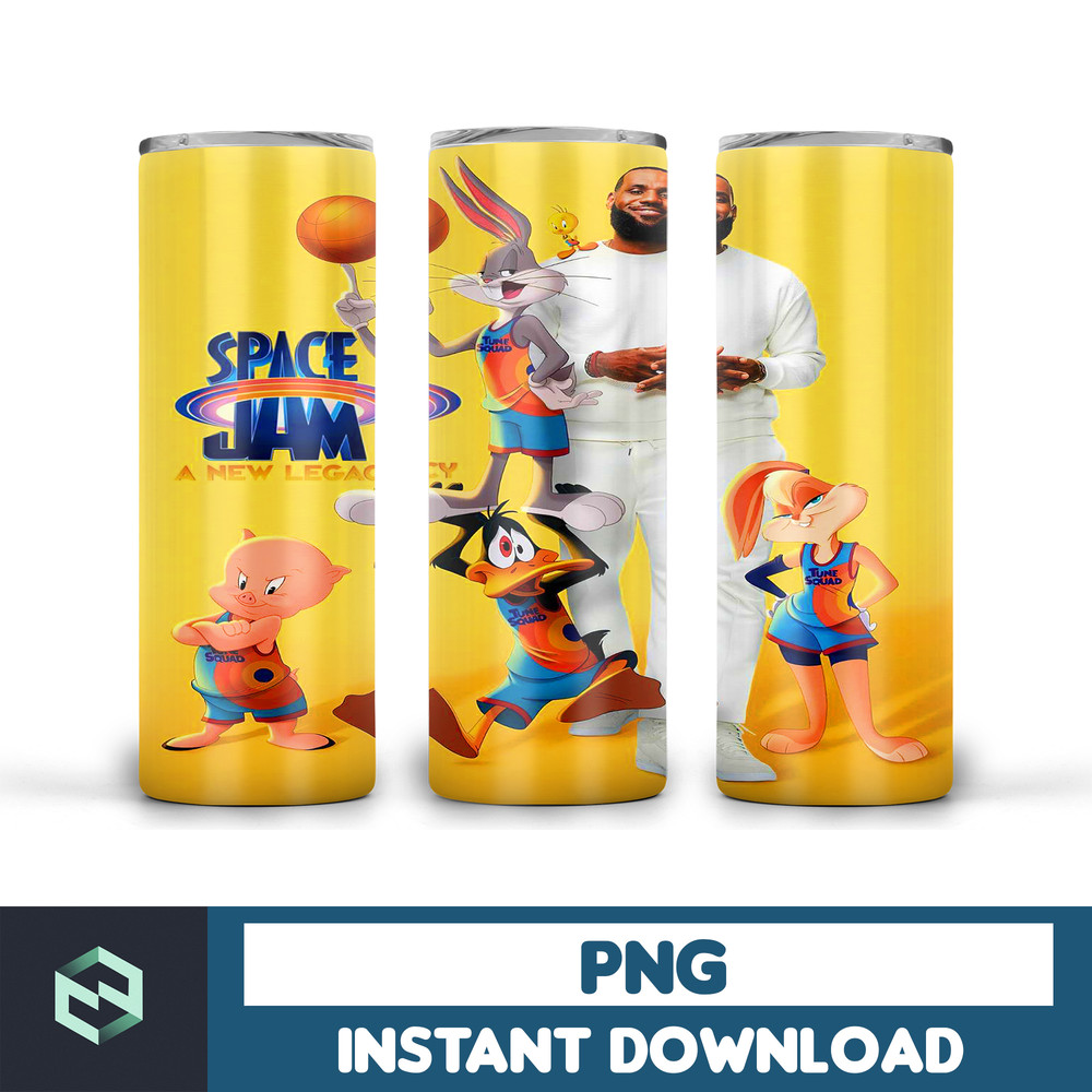Space Jam tumbler design, 20 oz skinny tumbler design, sublimation image, tumbler wrap, Space Jam cup, Space Jam sublimation, tumbler design (26).jpg