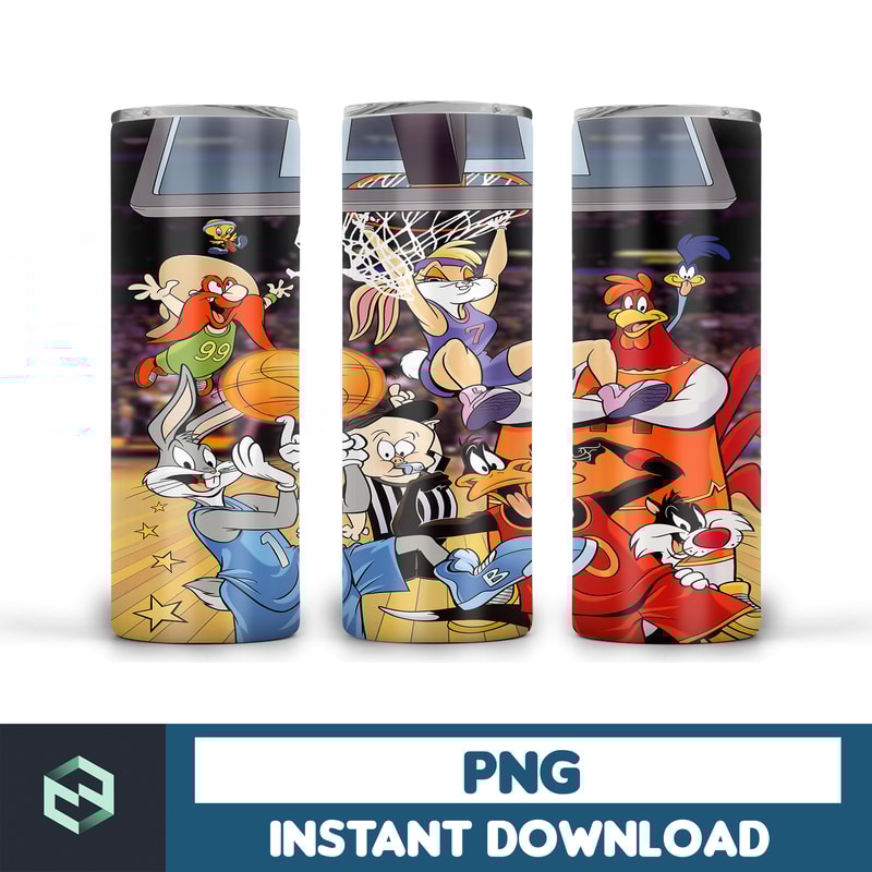 Space Jam tumbler design, 20 oz skinny tumbler design, sublimation image, tumbler wrap, Space Jam cup, Space Jam sublimation, tumbler design (40).jpg