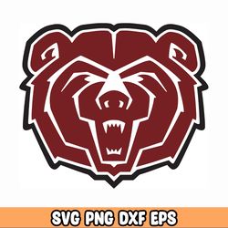 Missouri State University Bears SVG Sublimation Design