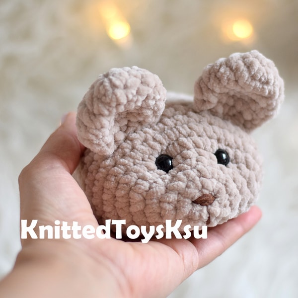 crochet amigurumi pattern for beginners, rat plush worry pet - Inspire ...