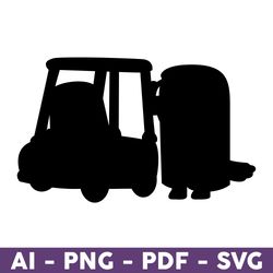 granny rita and janet silhouette svg, bluey svg, dog svg, bluey dog svg, cartoon dog svg, cartoon svg - download