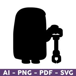 granny rita silhouette svg, bluey svg, dog svg, bluey dog svg, cartoon dog svg, cartoon svg - download