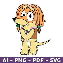 bluey indy svg, indy dog svg, bluey svg, dog svg, bluey dog svg, cartoon dog svg, cartoon svg - download